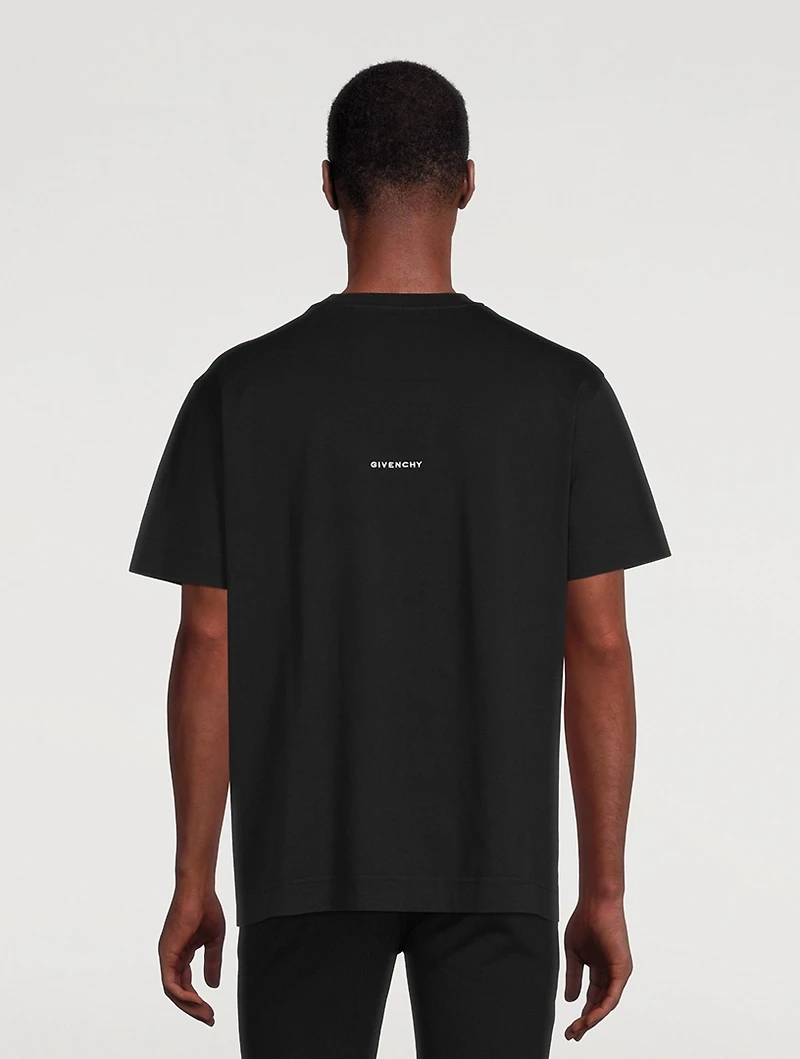 Cotton T-Shirt With 4G Embroidery