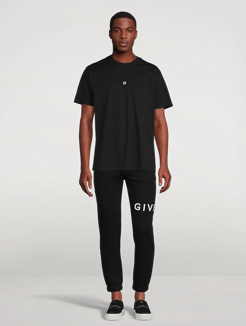 Cotton T-Shirt With 4G Embroidery