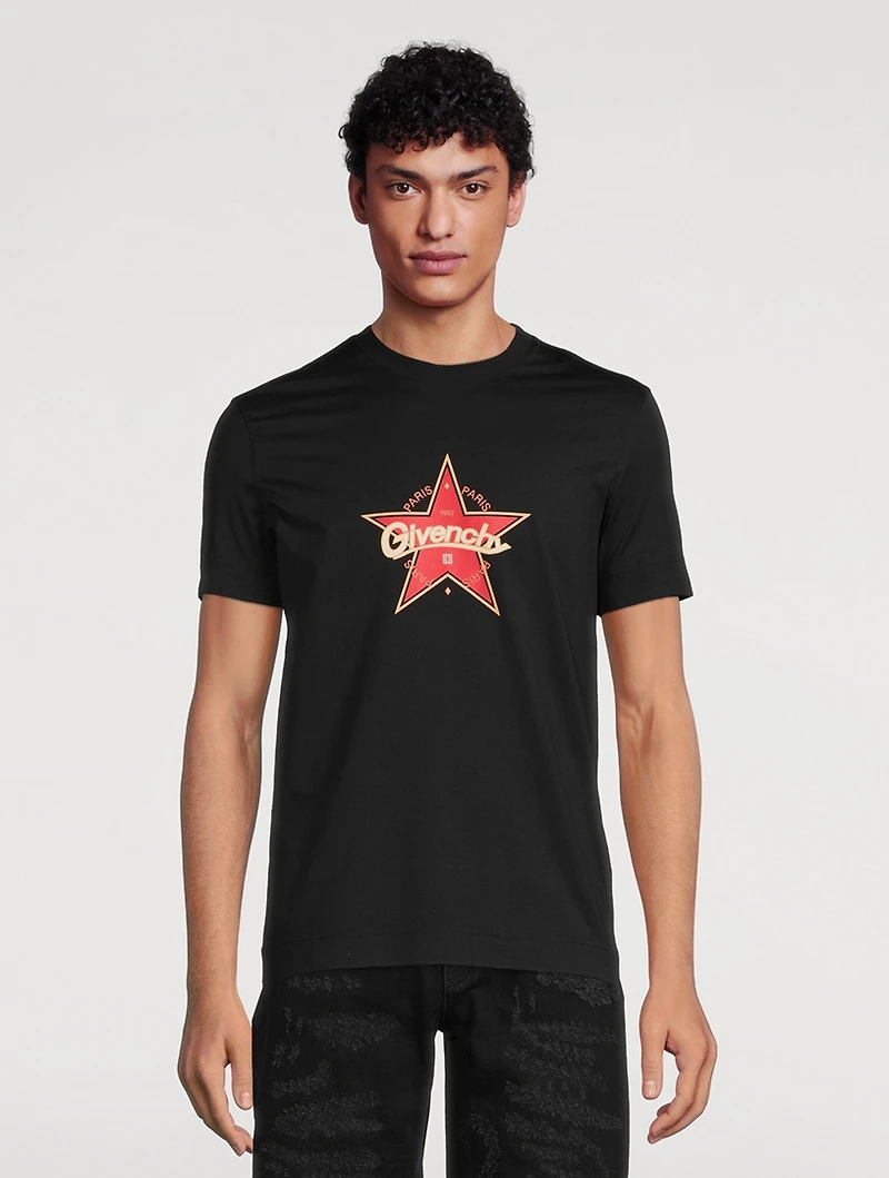 Star Cotton Slim-Fit T-Shirt