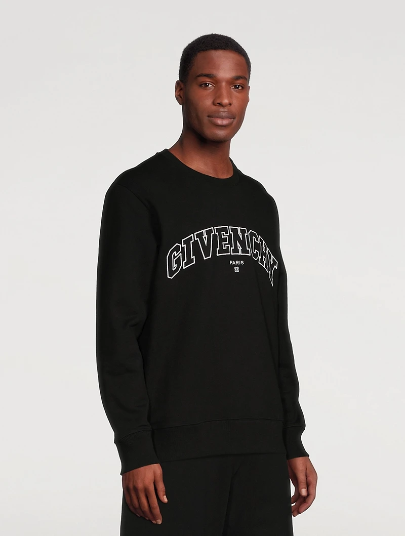 College Logo Fleece Sweatshirt