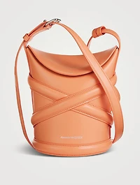 Small The Curve Leather Bucket Bag