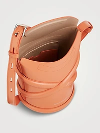 Small The Curve Leather Bucket Bag