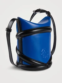 Small The Curve Leather Bucket Bag