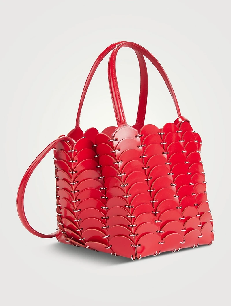 Mini Pacoïo Leather Tote Bag