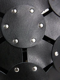 Paco Wheel Leather Bucket Bag