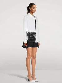 Paco Wheel Leather Bucket Bag