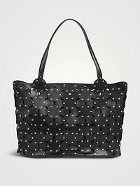 Paco Wheel Leather Tote Bag