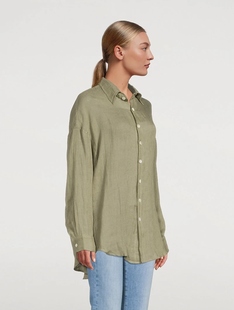 Playa Linen Oversized Shirt