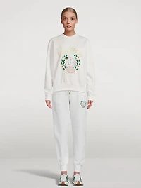 Emblem De Cygne Cotton Sweatpants