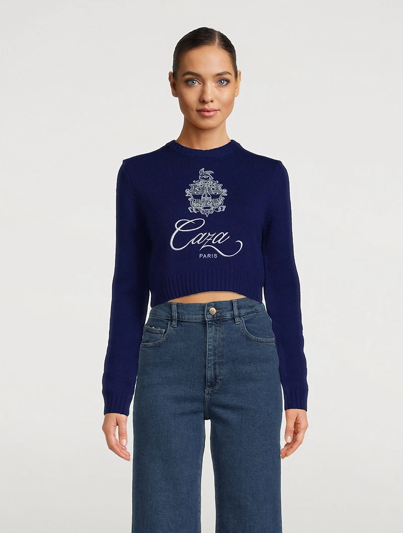 Embleme De Caza Wool And Cashmere Sweater