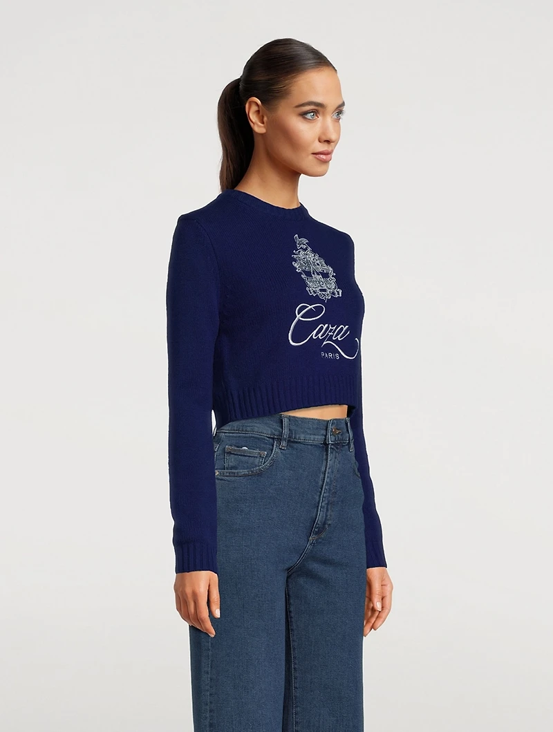 Embleme De Caza Wool And Cashmere Sweater