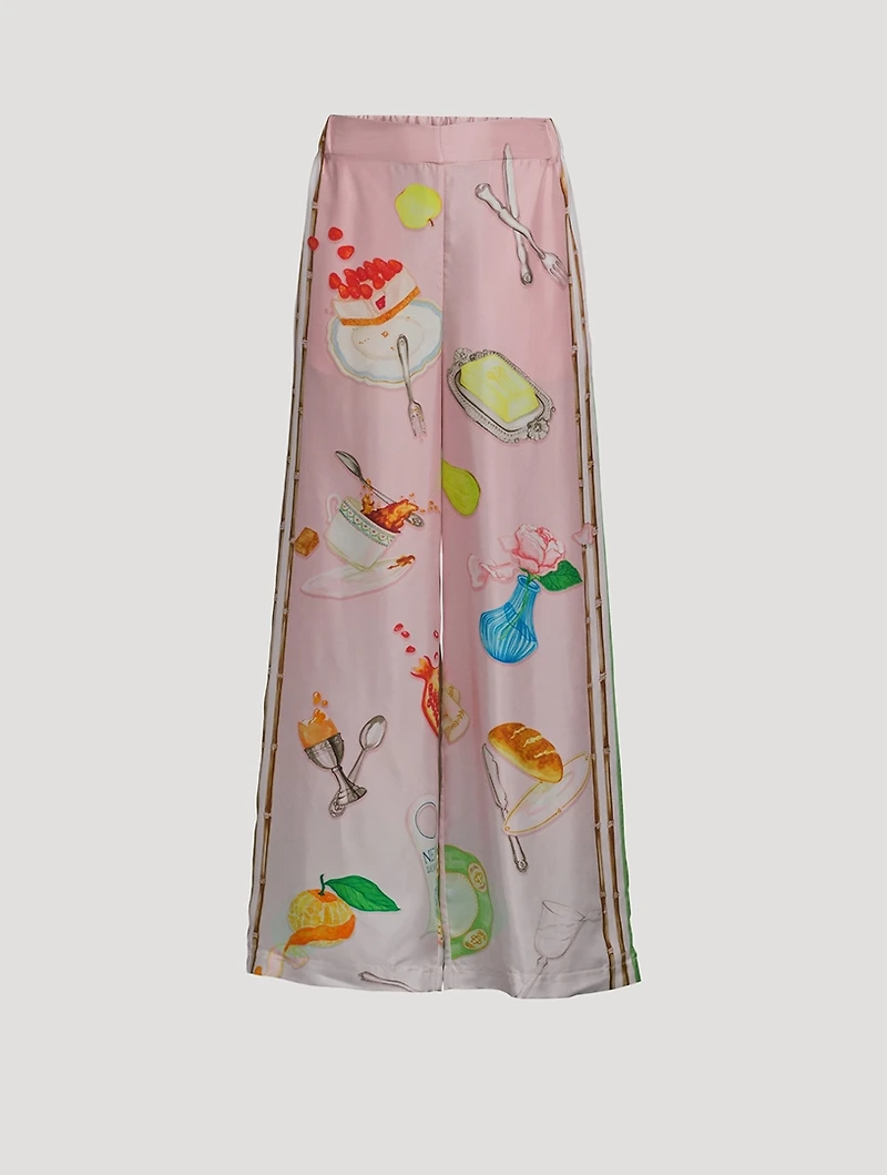 Ne Pas Deranger Wide-Leg Trousers