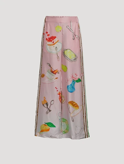 Ne Pas Deranger Wide-Leg Trousers