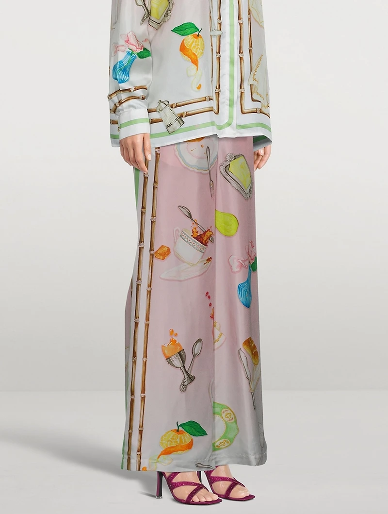 Ne Pas Deranger Wide-Leg Trousers