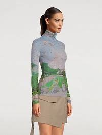 Tennis Club Prive Mesh Top