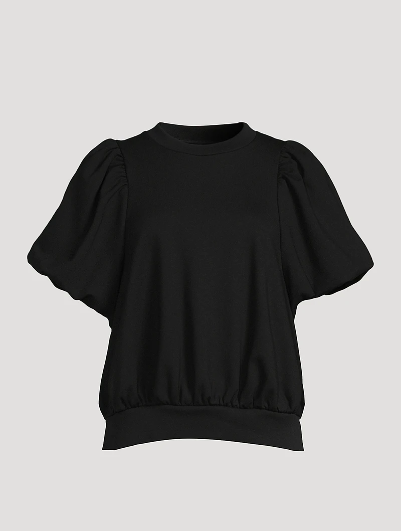Inverted Puff-Sleeve T-Shirt