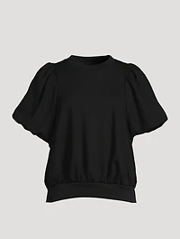 Inverted Puff-Sleeve T-Shirt