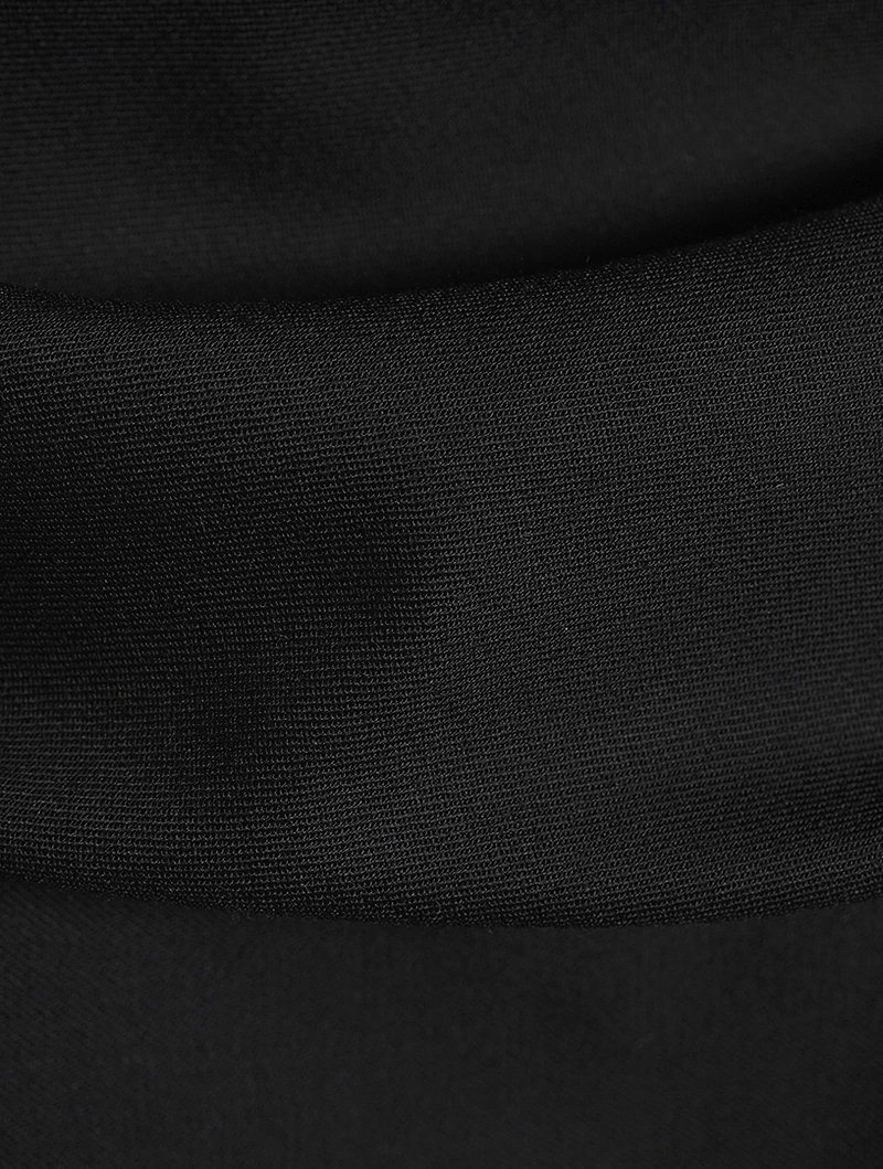 Short Sculpted Puff Sleeve Top