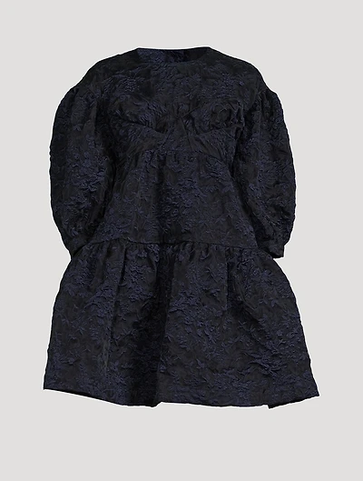 Short Signature Sleeve Bustier Dress