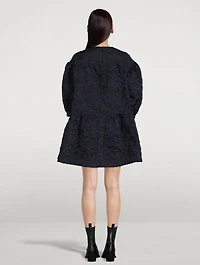 Short Signature Sleeve Bustier Dress