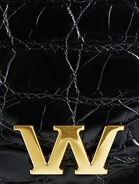 Legacy Croc-Embossed Leather Crossbody Bag