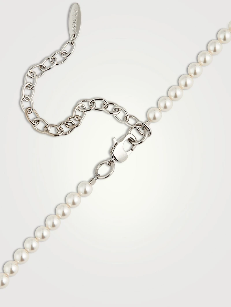 Cheeky Crystal Pearl Necklace
