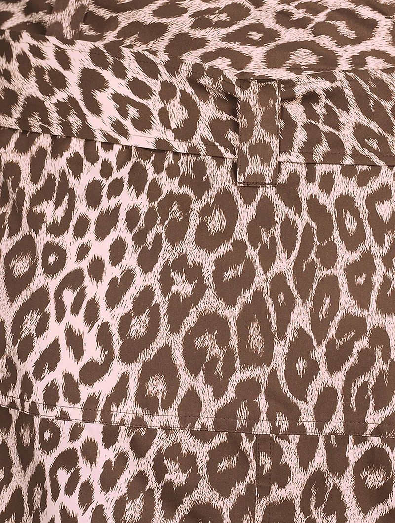 Cotton And Silk Skirt Leopard Print