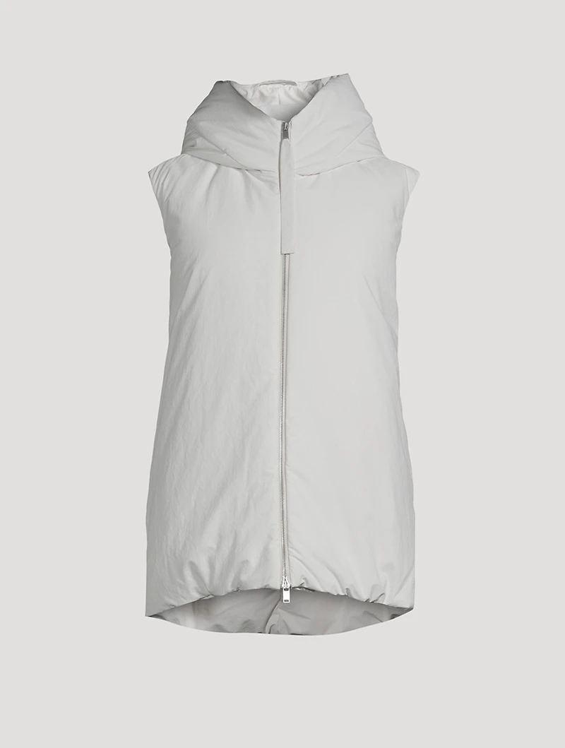 Gilet Vest With Hood