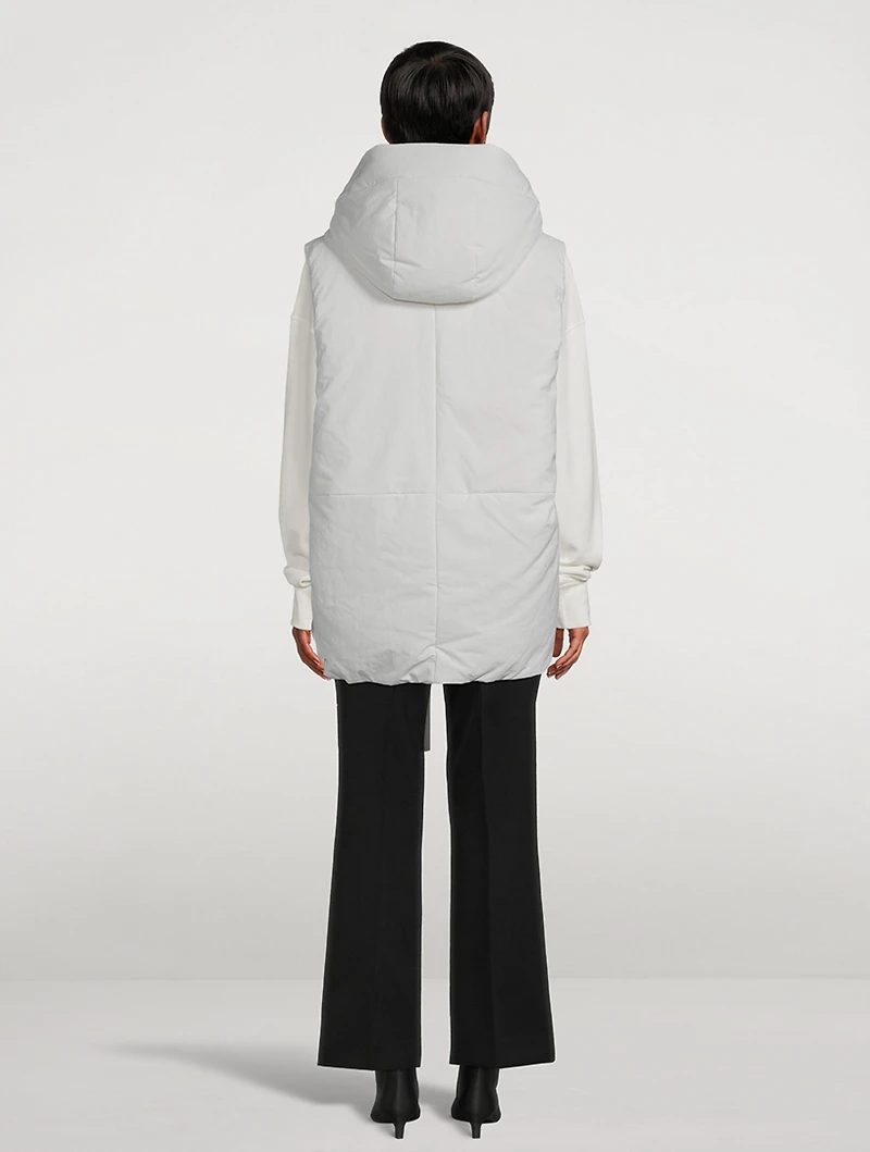Gilet Vest With Hood
