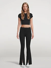 Airbrush High-Waisted Flutter Leggings