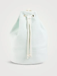 Terry Drawstring Backpack