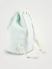 Terry Drawstring Backpack