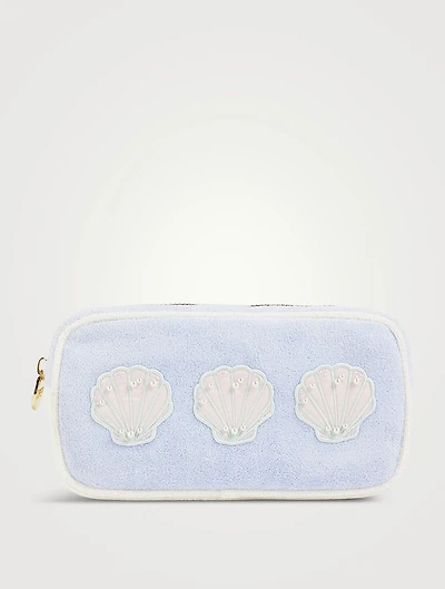 Small Terry Pouch With Shell Patches