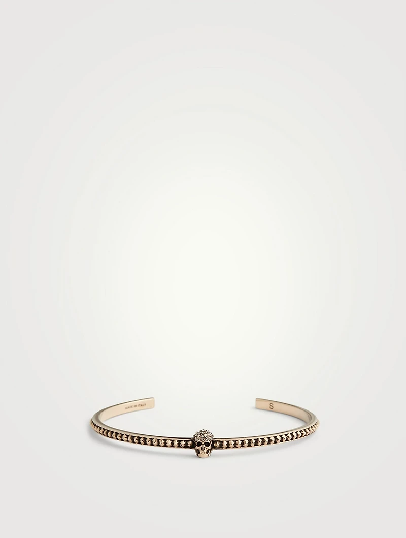 Pavé Skull Cuff Bracelet