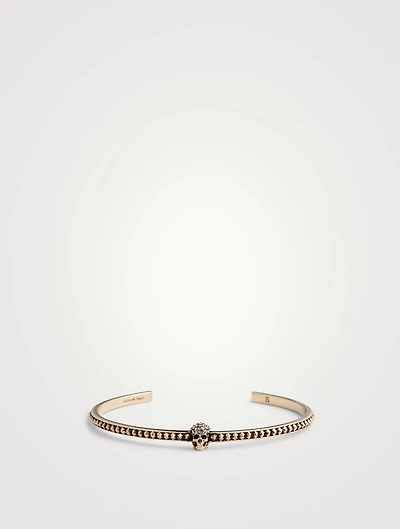 Pavé Skull Cuff Bracelet