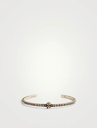 Pavé Skull Cuff Bracelet
