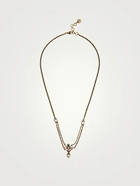 Spider Necklace With Crystals