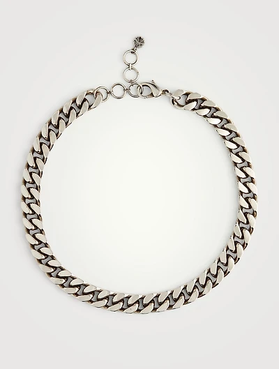 Curb Chain Choker Necklace