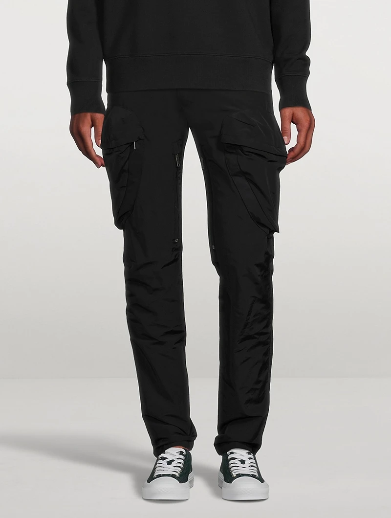 Slim-Fit Pants With Side Pockets