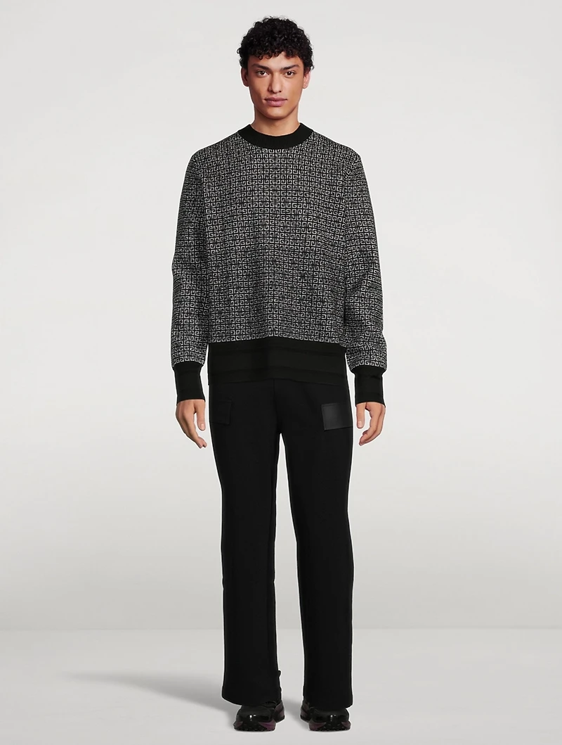 Wide-Fit Pants With Flap Pocket