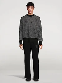 Wide-Fit Pants With Flap Pocket