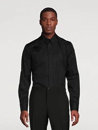 Cotton Shirt With U-Lock Harness