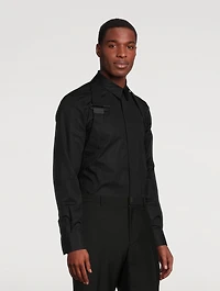 Cotton Shirt With U-Lock Harness