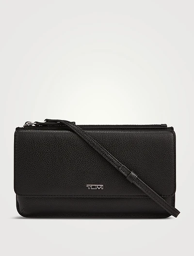 Leather Crossbody Wallet