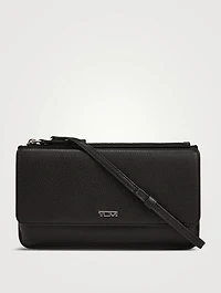 Leather Crossbody Wallet