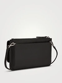 Leather Crossbody Wallet