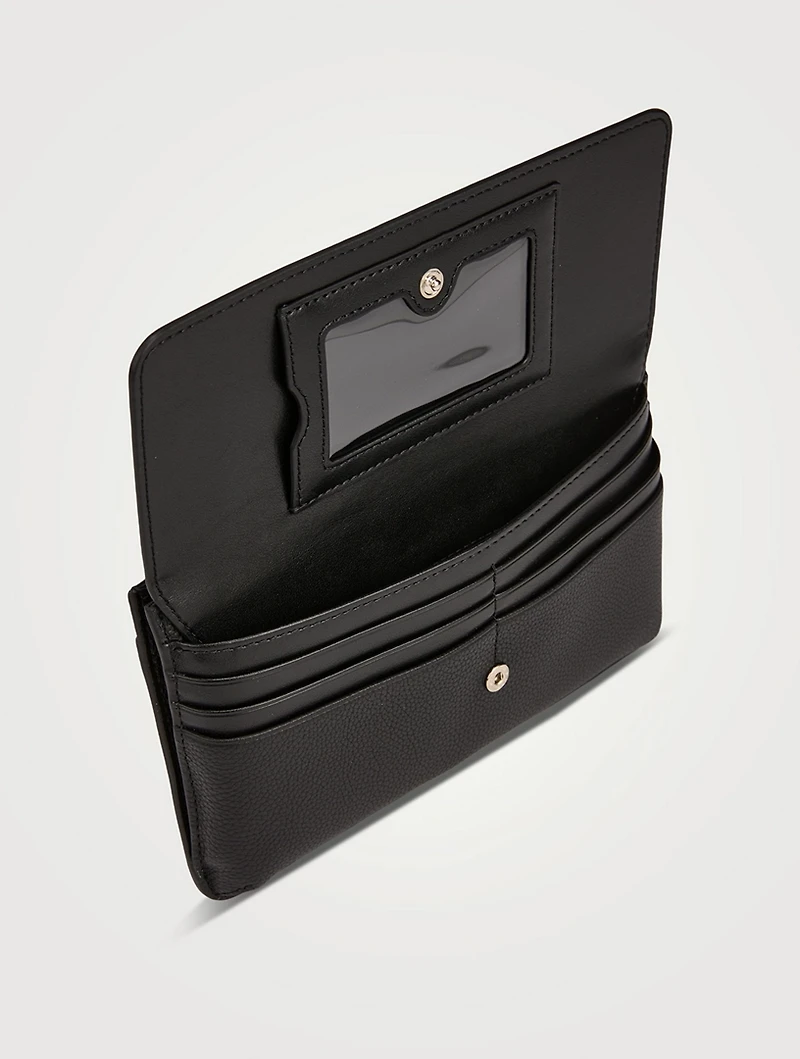 Leather Crossbody Wallet