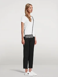 Leather Crossbody Wallet