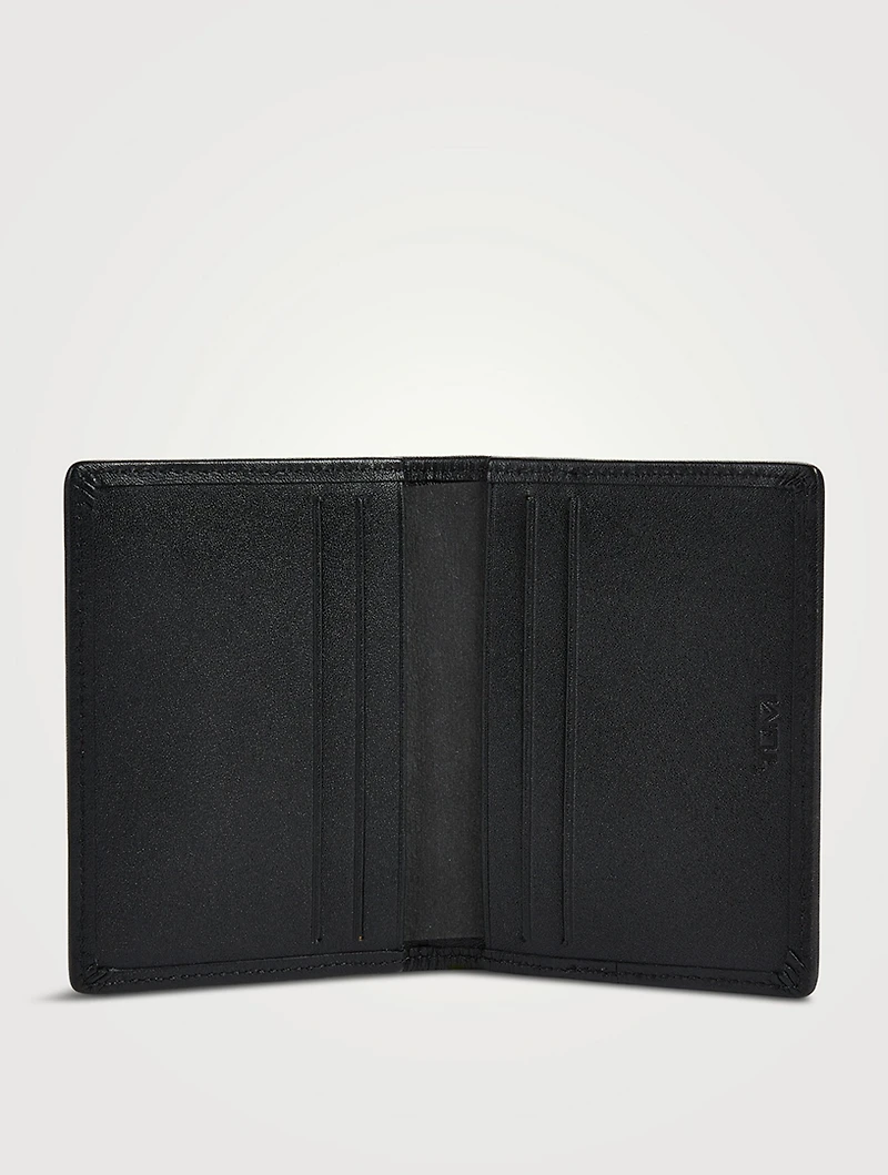 Leather And Carbon Card Case