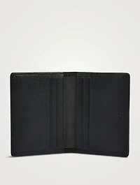Leather And Carbon Card Case
